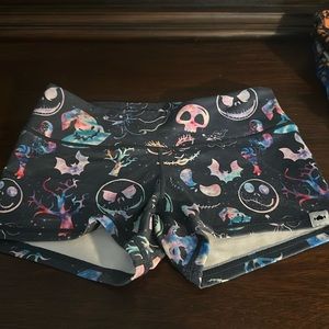 EUC WodBottom Nightmare before Christmas Small 2.5” shorts